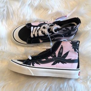 pink palm tree vans